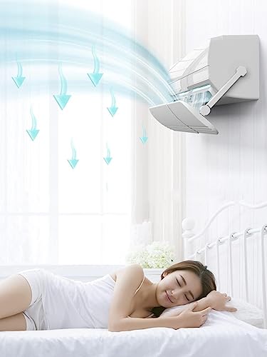 Pare-vent de climatiseur anti-vent direct réglable pour climatisation murale