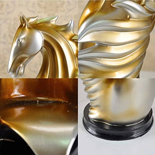 Soporte para Botellas de Vino Cabeza de Caballo Resina miniatura 3