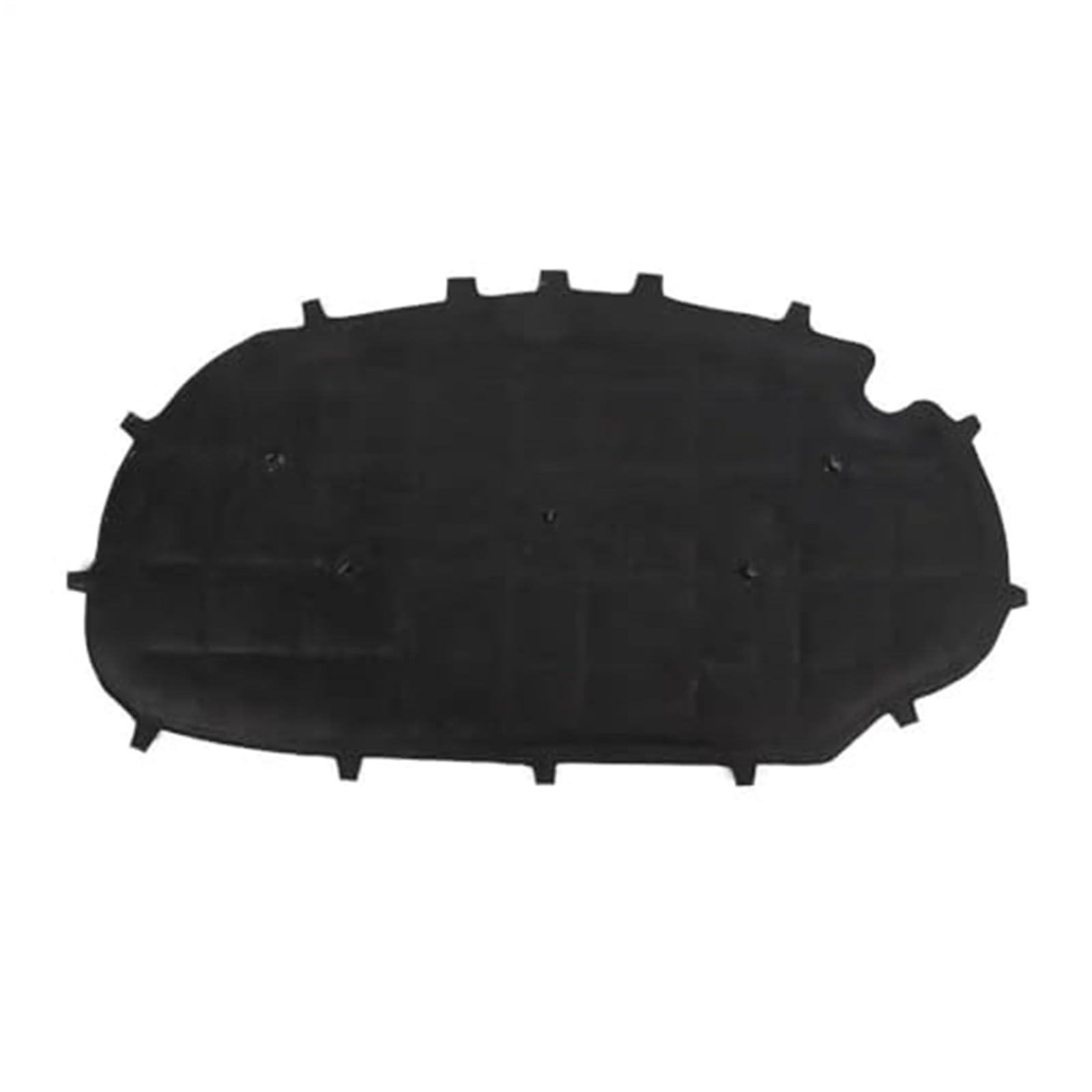 for VW, for Golf, 6/, for Golf, 6 GTI Cubierta insonorizada de algodón for motor de capó delantero Almohadilla de aislamiento térmico Estera de protección térmica(Schwarz)
