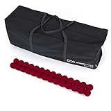 10 x Spinefitter by Sissel purple red und 1 x Coach Bag, Massagegerät für ihr Wohlbefinden, ideal zu Pilates und Yoga, inkl. Tragetasche zum verstauen ihres Zubehörs