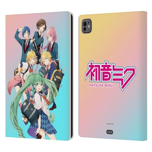 Housse en cuir iPad Pro 11 M4 M5 finition premium Hatsune Miku