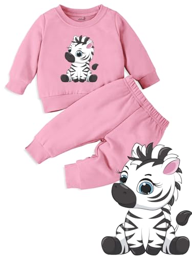 Image of Minicult Kids Cotton Co-ords Full Sleeve Sweatshirt and Pant Set with Character Print