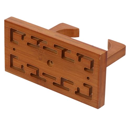 Vaguelly 1Pc Cucurbit Flute Holder Wall Display Rack Sturdy Wooden Instrument Shelf for Wall Mounting for Storage Display of Cucurbit Flutes Durable Space Saving Design