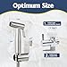 Vayzluiy Handheld Toilet Bidet Sprayer for Toilet-Adjustable Water Pressure Control with Bidet Hose for Feminine Wash, Stainless Steel Brushed Nickel Cloth Diaper for Baby Wash (Stainless Steel, 2)