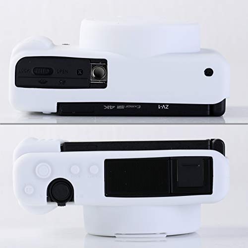 Funda para Cámara Sony ZV-1 Silicona y Goma Blanca miniatura 6
