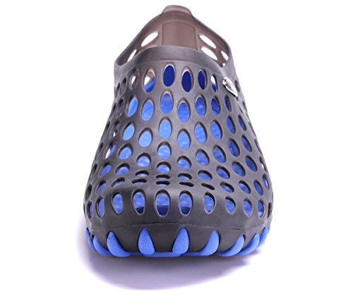 Clapzovr LP17402-BLUE42 Mens Sandals Shower Water Shoes Beach Swim Pool River Shoes Comfort Garden Clogs Blue 10 D(M) Us thumb #4