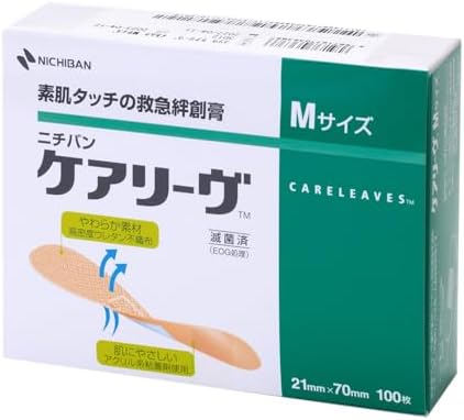 ニチバン ケアリーヴ Mサイズ 1箱(100枚入)