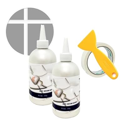 ERKIES Waterproof Tile Gap Repair Filler,Tile Grout,Tile Reform Waterproof Gap Repair Filler,Waterproof Tile Gap Repair Filler for Bathroom,Tile Grout Repair Kit,Tile Grout Repair,Grout Repair (set2)