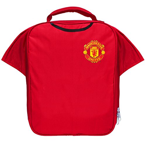 Fiambrera Manchester United cómoda para evitar alimentos aplastados en el colegio