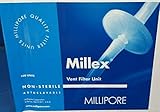100 - Millipore Millex-FH PTFE Membrane Filter for Vent or Vacuum - 50mm 0.45 µm