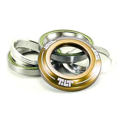TILT Full Integrated Headset 1 1/8" Stunt-Scooter Steuersatz (Gold) Cover