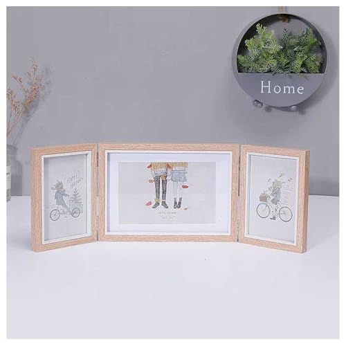 �t�H�g�t���[�� �ؐ� L�^/2L�� KG�^ 3��3�� �܂肽���݃t�H�g�X�^���h ������ �z�� 10×15cm/17.8x12.7�̎ʐ^�B�e�ɍœK �ؐ��� �k���� �f�B�X�v���C �|�X�g�J�[�h �G�� ���i �ʐ^ �f�U�C���t�H�g�t���[�� �C���e���A ��_�f �a��