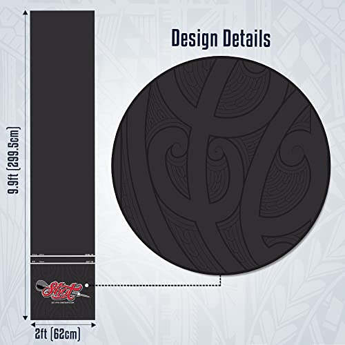 Shot Darts Professional Dart Mat-Dart Points And Flooring Protector-Heavy Duty Pro Darts Mat-(9Ft 8" X 2Ft 0") #TOP6