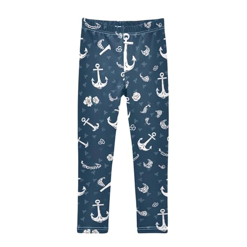 J JOYSAY Anchors Girls Leggings Toddler Girls Pants