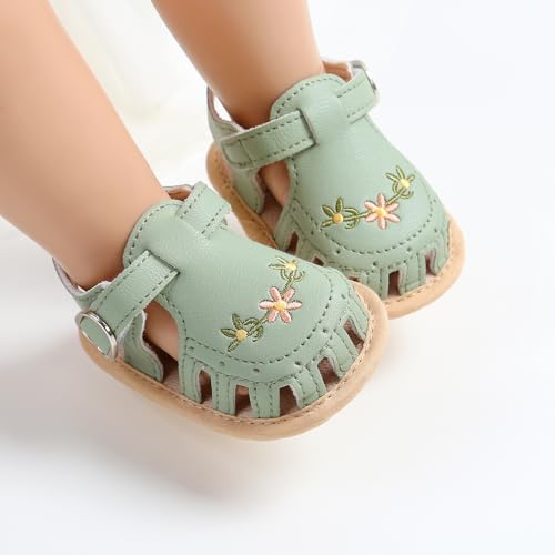 Image of Infant Baby Boys Girls Summer Sandals Party Wedding Dress Flats Shoes Newborn Crib Shoes First Walkers Prewalkers 0-18 Months