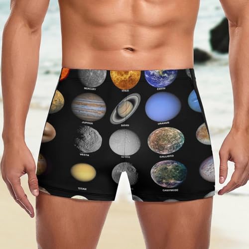 Swimming trunks boxer de bain homme short élastique avec cordon - 5