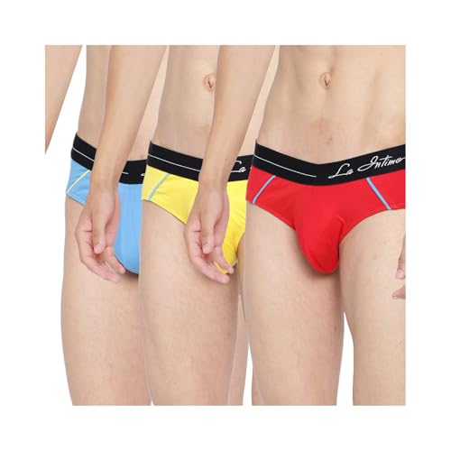 Image of La Intimo Cotton Power Solid Brief for Men Innerwear | Antimicrobial Underwear for Men