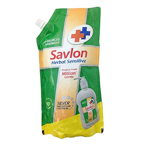 Image of Savlon Hand Wash, Herbal Sensitive, 800ml