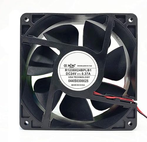 Ventilateur 120mm 24V R1238H24BPLB1 de refroidissement pour onduleur 2-fils