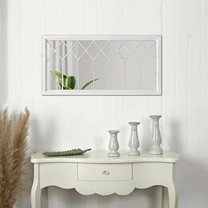 Rectangularwindowmirrorsforwalldecor20x40inchdistressedwhitefarmhousewoodenwindowpanemirrorforlivingroomrustichorizontallongmirrorsforhallwayentryway  Urban Country Home Decor Rectangular window mirrors for wall decor 20 x 40 inch distressed white farmhouse wooden window pane mirror for living room rustic horizontal long mirrors for hallway entryway  urban country home decor