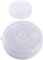 Vista 5 de Cubierta para salpicaduras de microondas, tapa de conservación fresca, 1 unidad, tapa para alimentos, apilable, antisalpicaduras, cubierta especial