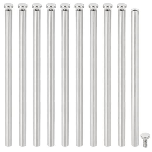 Vis en acier inoxydable pour panneau acrylique mural dans les bureaux et salons, 20 vis PATIKIL