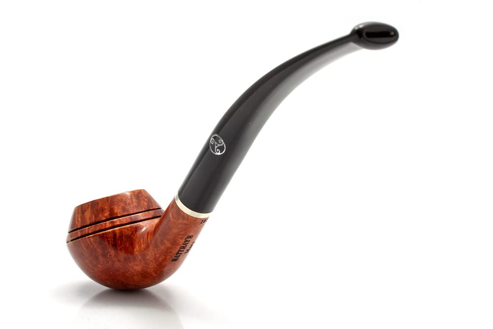 Rattray's RATTRAYS Pfeife Mary Light 161 Half-Bent Rhodesian von stadlerweine/Länge 150 mm/Kopfhöhe < 35 mm/Kopfbohrung 18 mm / 9 mm