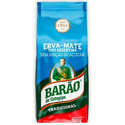 Erva Mate - Barão - Tipo Argentina - Yerba Mate - Sem adição De Açúcar 500gr