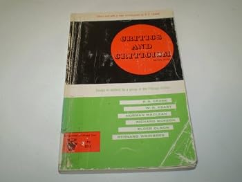 Critics and Criticism: Ancient and Modern