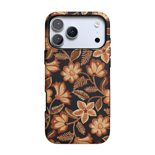 Casely iPhone 17 Pro Max Case | Maple Flowers | Floral Foliage | Bold Protective Design | MagSafe Compatible Design