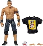 Mattel WWE John Cena Top Picks Elite Collection Action Figure, Articulation & Life-Like Detail, Interchangeable Accessories, 6-in