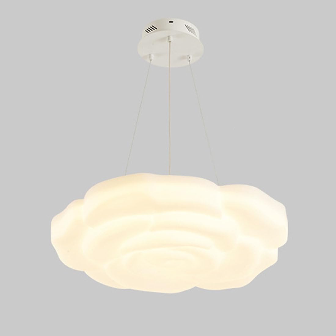 Plafonnier LED rose style crème pour créer un salon moderne et chaleureux