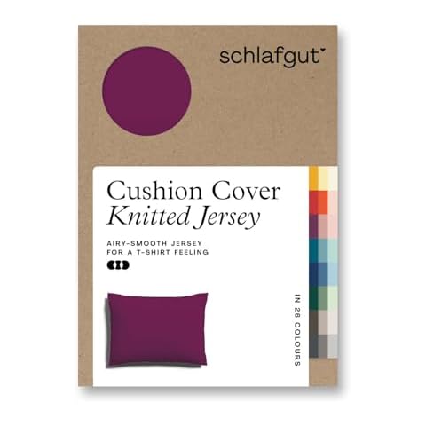 Schlafgut Knitted Jersey Cushion Cover - Organic Cotton Cover