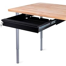 Penn Elcom Under Desk Laptop Drawer, Lockable, for 17 Laptops - Premium Sliding Security Drawers - Model EX-6201B