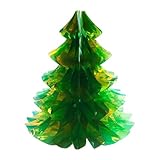 LALAFINA 折りたたみ可能ミニクリスマスツリー 卓上装飾品 クリスマス飾り インテリア小物 ホリデーパーティー用 省スペースで収納簡単