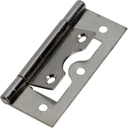 Securit Flush Hinge Zinc Plated 60mm