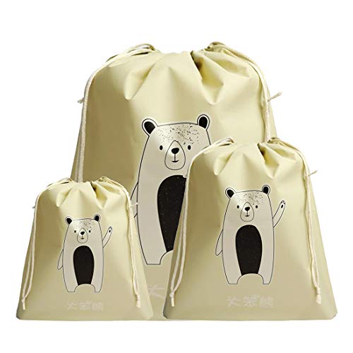 Preisvergleich Produktbild Concisea Kordelzug Aufbewahrungstasche Wasserdicht Travel Schuhe Staubdicht Reisen Reisetasche Rucksack 3 Stücke