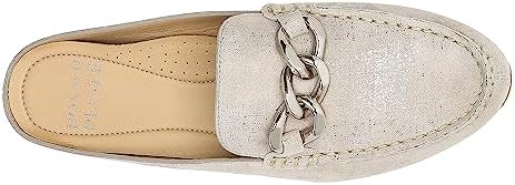 Donald Pliner Women's Bless Distressed Metallic Mule, Light Taupe, 10 | Image 4