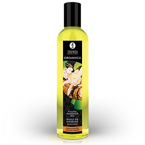 Shunga Massage Oil, Almond Sweetness, 8 Ounce