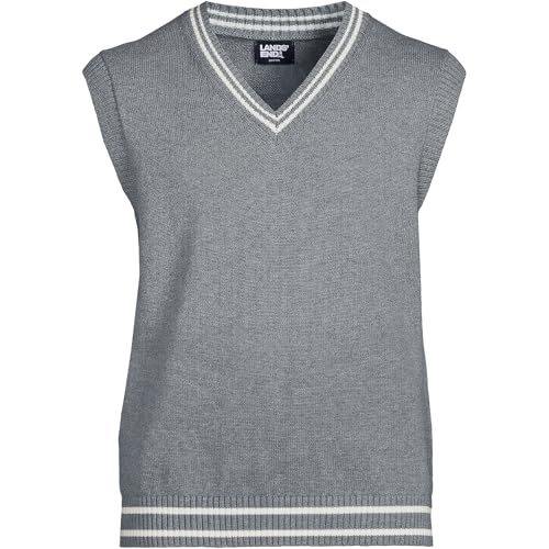 Lands' End Men's Cotton Drifter Sweater Vest3