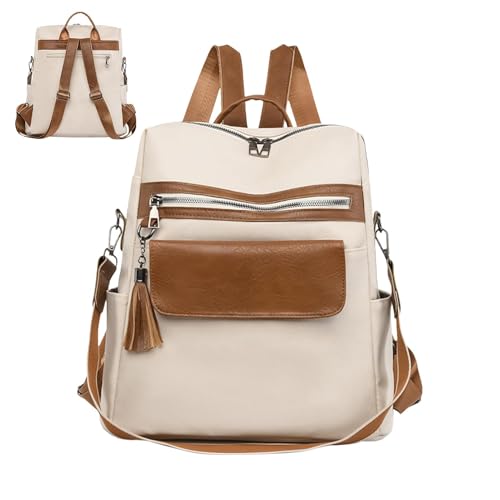 Sac à dos femme grande capacité sac universitaire et bandoulière