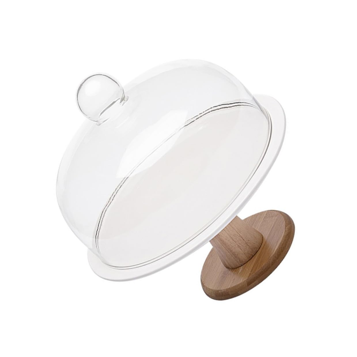 Alzata per Dolci con Coperchio in Vetro, Piccola, per Torte e Cupcake