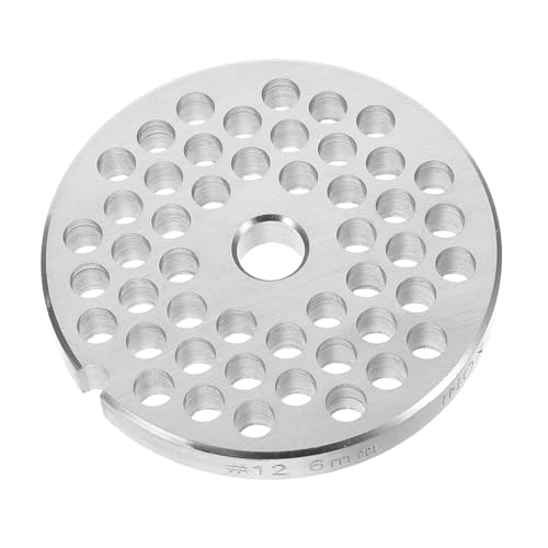 Alipis 12 Picadora De Carne Picadoras De Carne Eléctricas Accesorio De Molinillo Placa De Molienda Molinillo Para Cocina Picadora De Verduras Picadora De Alimentos Acero Inoxidable Silver