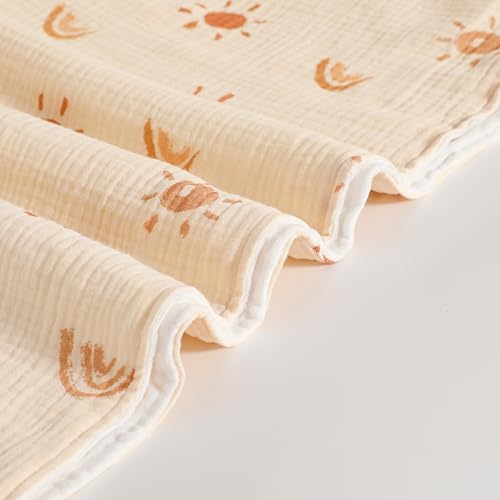 Kleitung MULSIN03 Sun Baby Blankets For Boys Girls Unisex Plush Soft Nursery Minky Blankets thumb #4