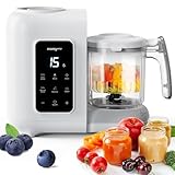 MOMYEASY - Máquina para hacer alimentos para bebés, vaporizador de alimentos para bebés y...