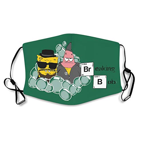 Preisvergleich Produktbild Breaking Bob2 Mundschutz, bedruckt, atmungsaktiv, winddicht, zum Skifahren Gr. Einheitsgröße, Weiß5