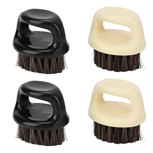 Bartbürste, Knuckle Beard Brush Bartreinigungsbürsten Mustache Neck Bart Bürste Finger Styling Face Soft Borsts Sweep Barber Herren Bartkamm Schnurrbart Bartpflegewerkzeug für Männer Men Male