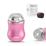Mini Electric Shaver for Women Face Facial Hair Removal for Women Facial Hair Remover, Ladies Face Razor Shaver for Travel, Cordless Portable, Aluminum Alloy, Valentines Day Gifts for Her (Pink)