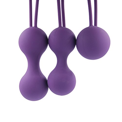 LUOEM Kegel Bolas de aperto vaginal de silicone para controle da bexiga e exercícios do assoalho pél