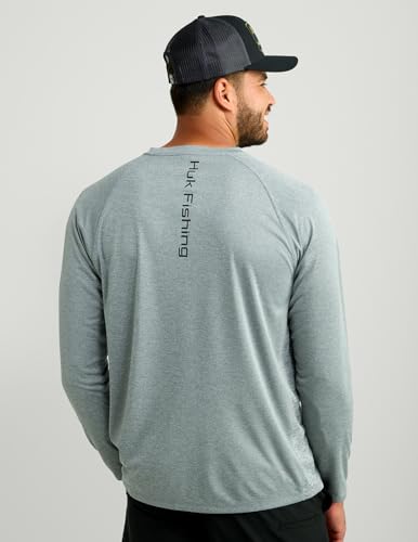 Image of HUK Men's Pursuit Vented Long Sleeve Fishing Shirt (+30 UPF)